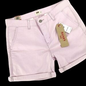 Levi's NWT Women's 29 Pink Cotton Classic Shorts